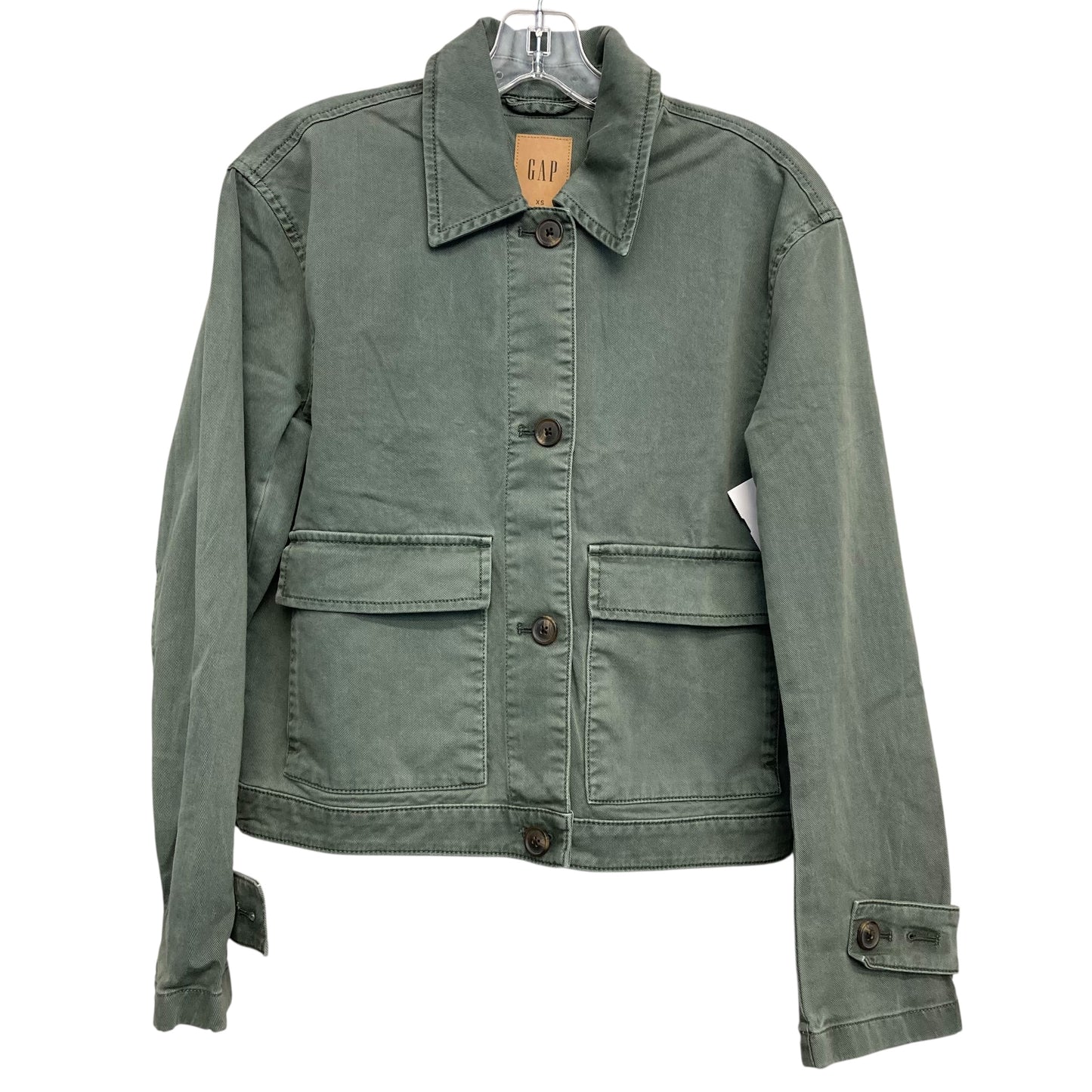 Jacket Other By Gap In Green, Size:Xs