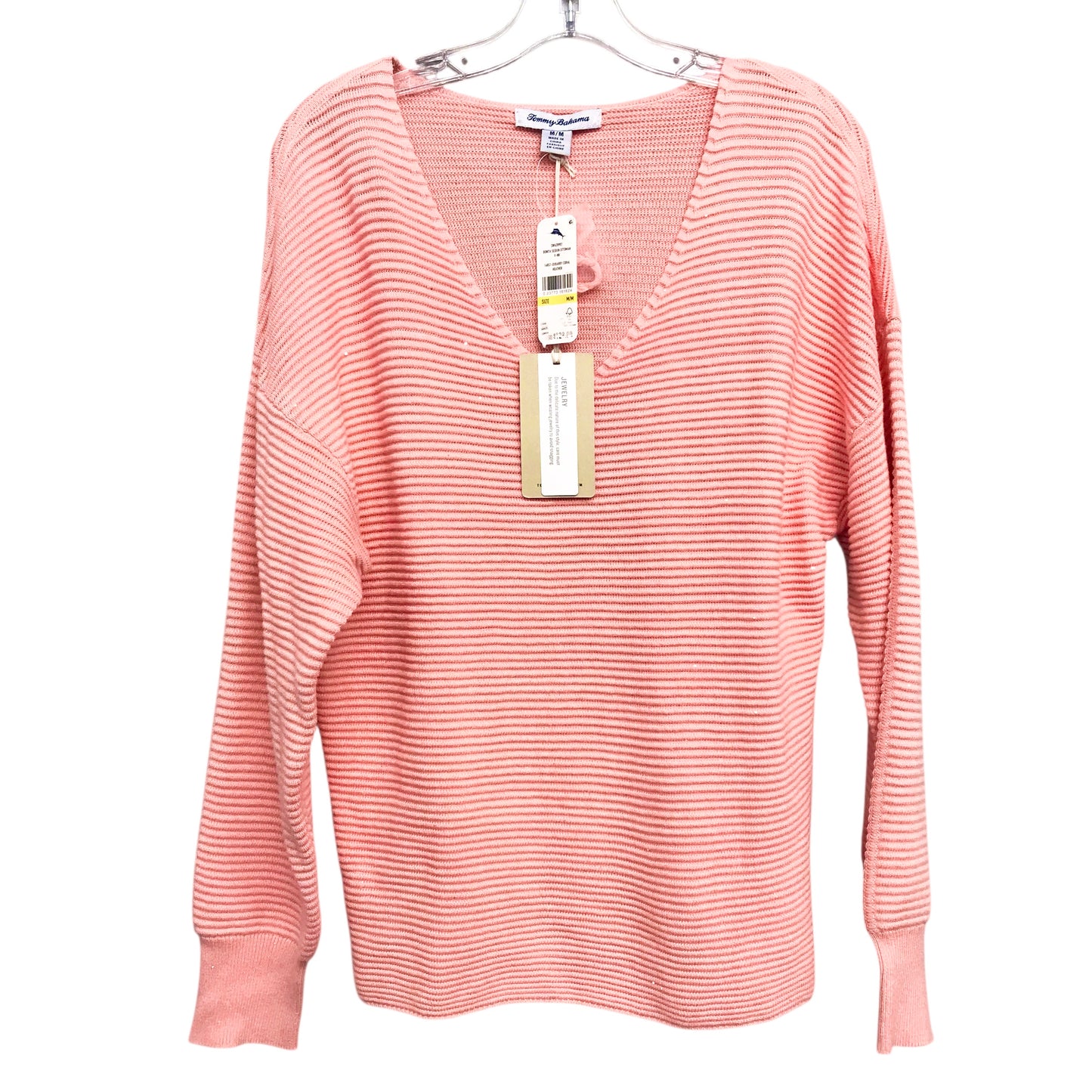 Sweater By Tommy Bahama In Peach, Size:M