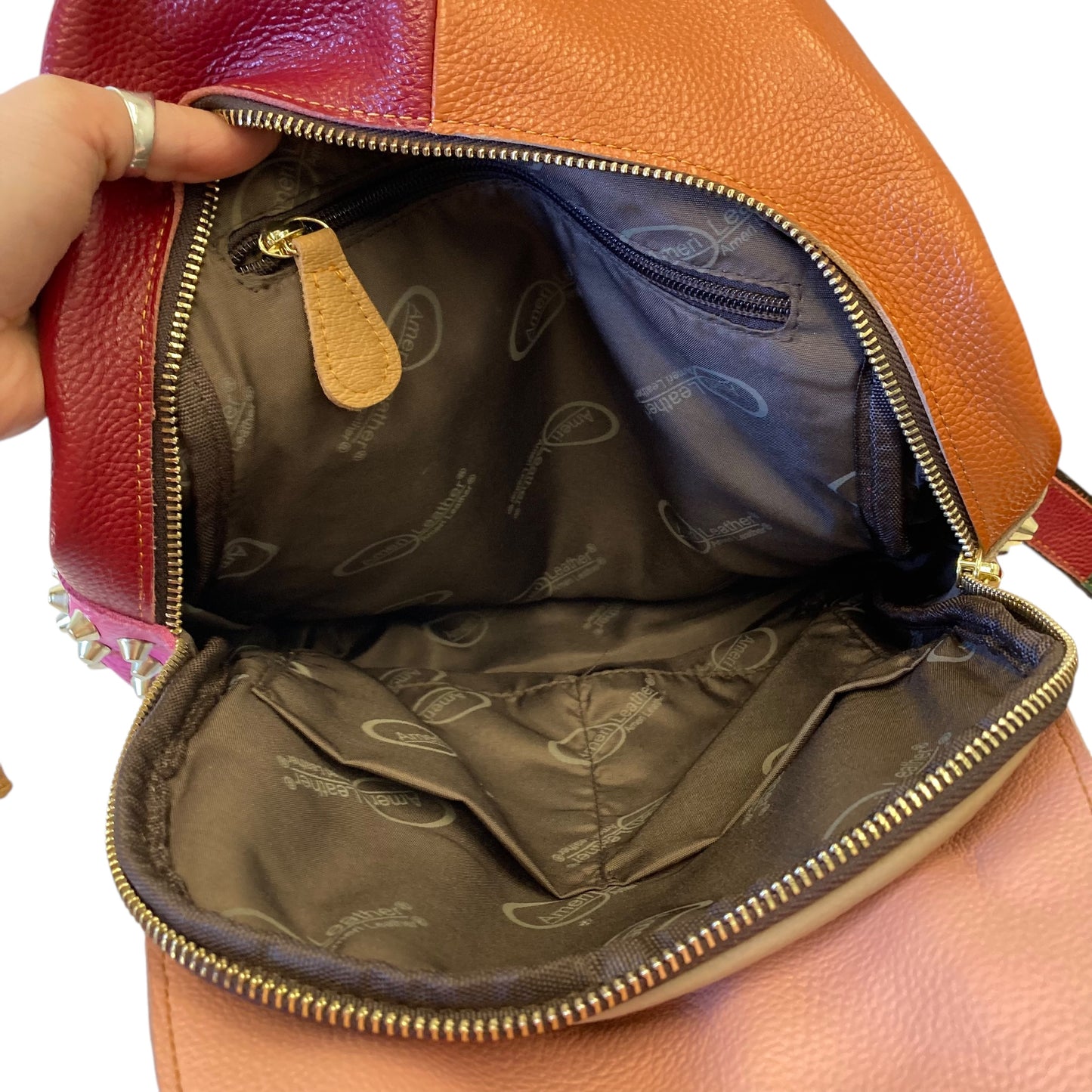 Backpack Leather By American Leather In Multi, Size:Medium