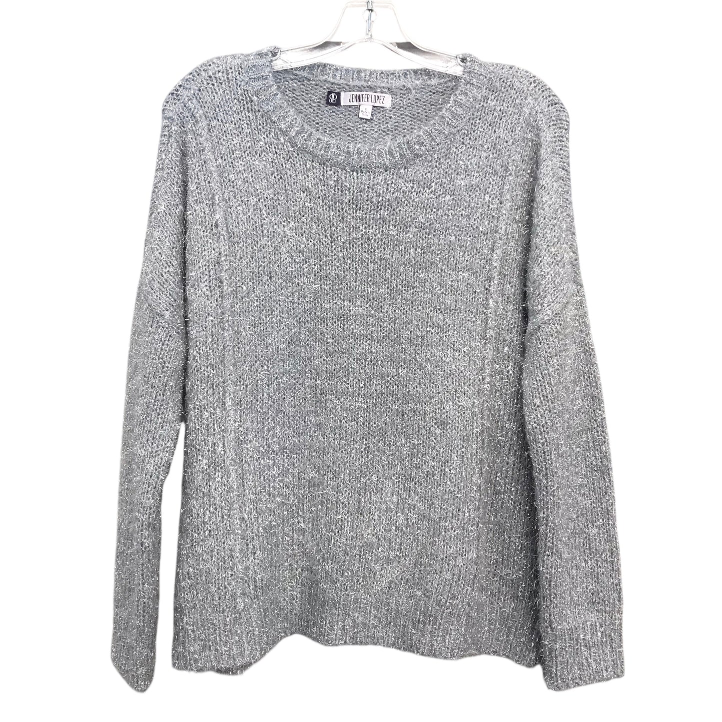 Sweater By Jennifer Lopez In Silver, Size:S