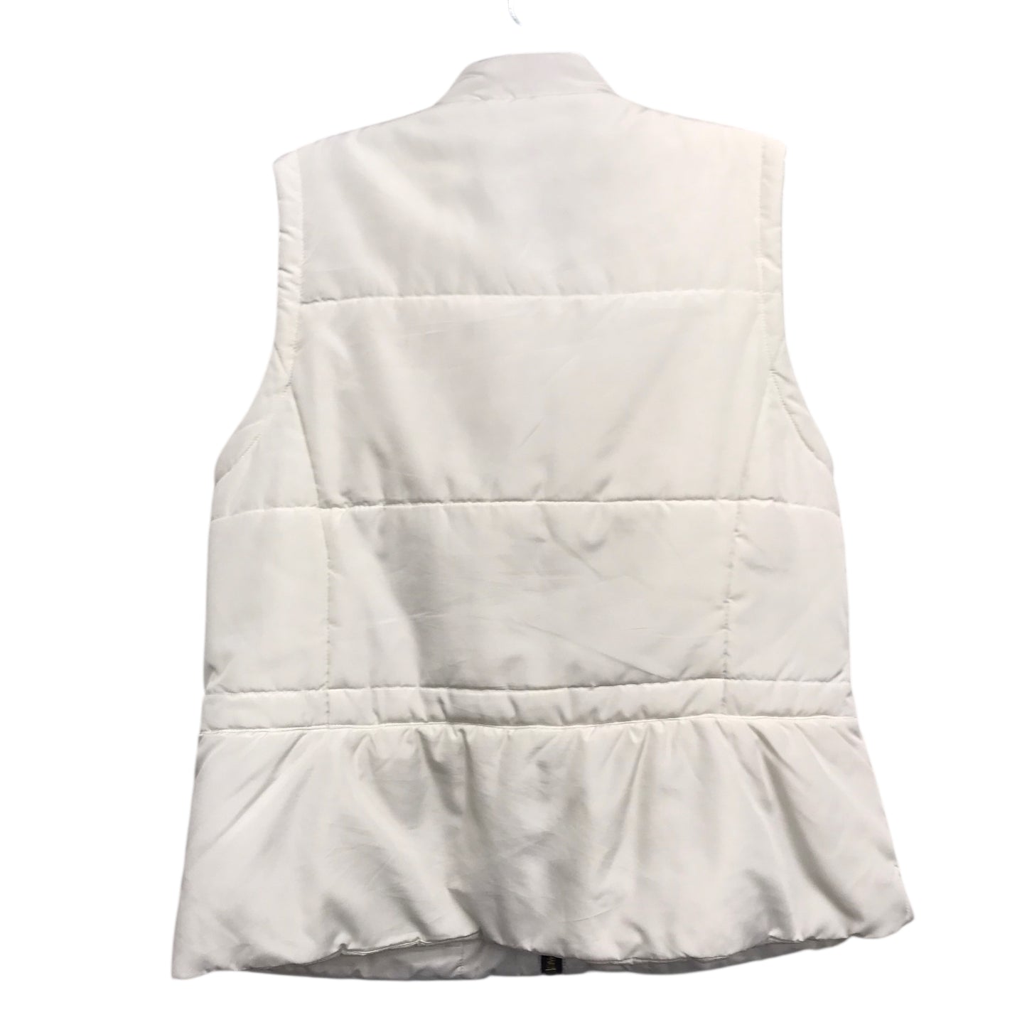 Vest Puffer & Quilted By Chicos In White, Size:M