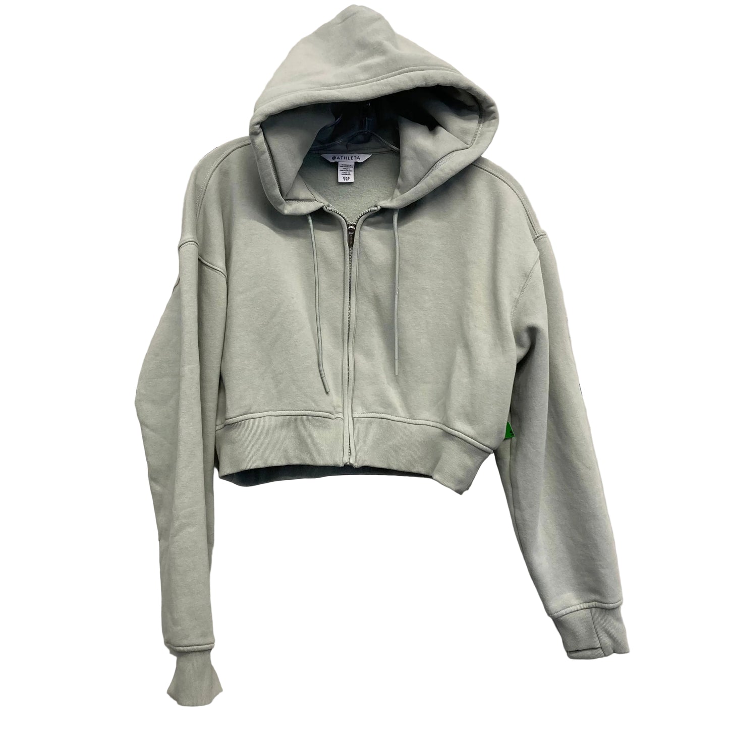 Athletic Sweatshirt Hoodie By Athleta In Green, Size:Xxs