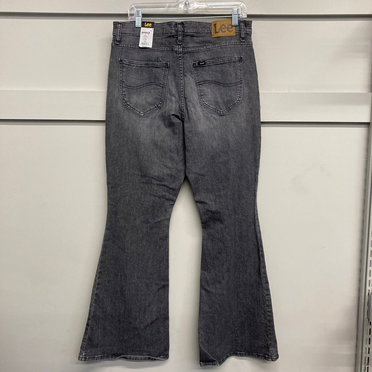 Jeans Flared By Lee In Grey, Size:14