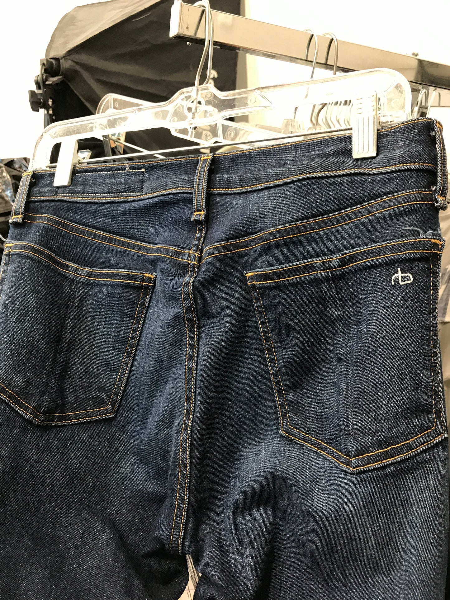 Jeans Skinny By Rag & Bones Jeans In Blue Denim, Size:6