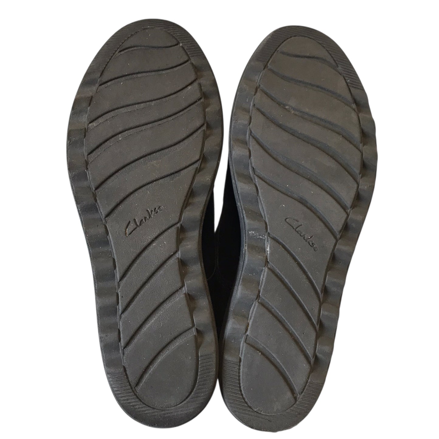 Shoes Flats By Clarks In Black, Size:7