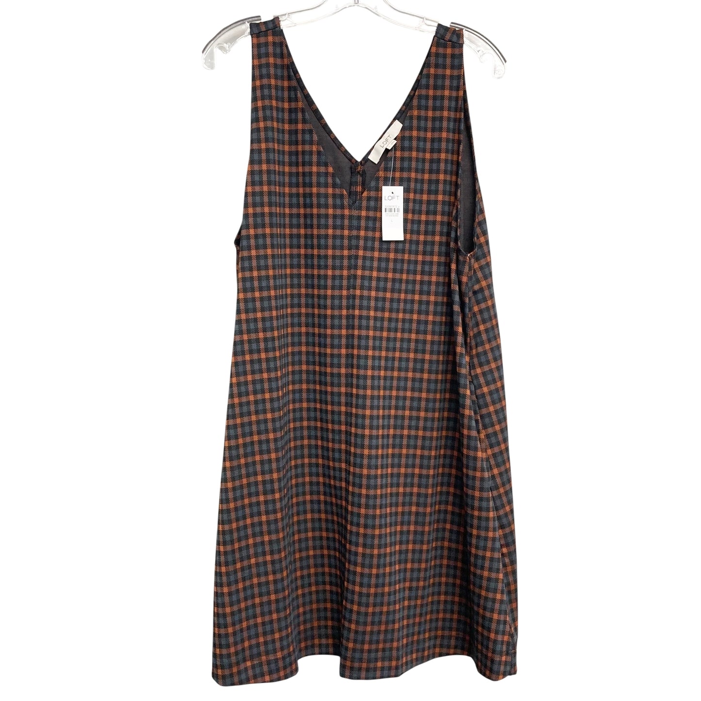 Dress Casual Short By Loft In Plaid Pattern, Size:L