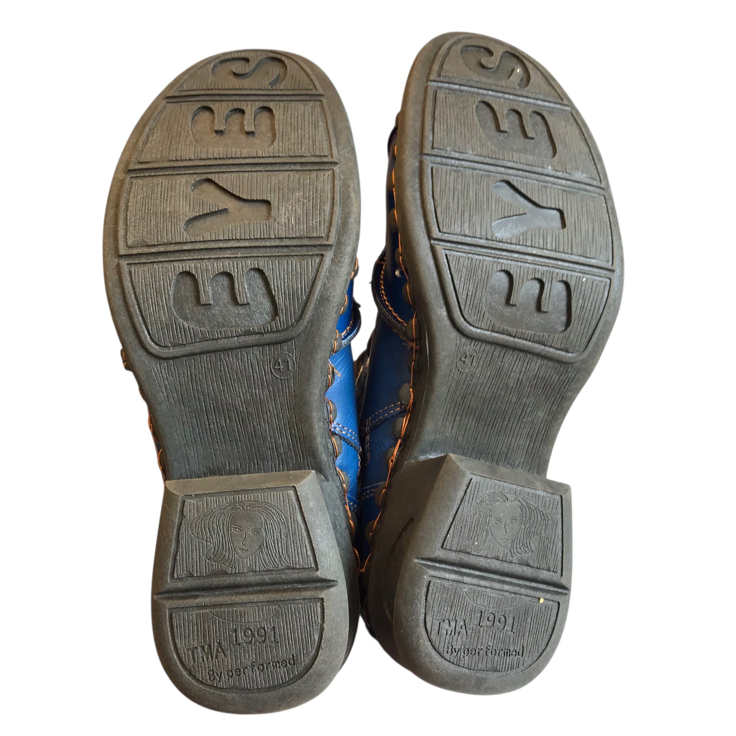 Boots Ankle Heels By TMA EYES In Blue, Size:10