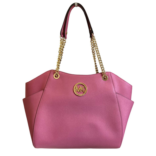 Handbag Designer By Michael Kors In Pink, Size:Large