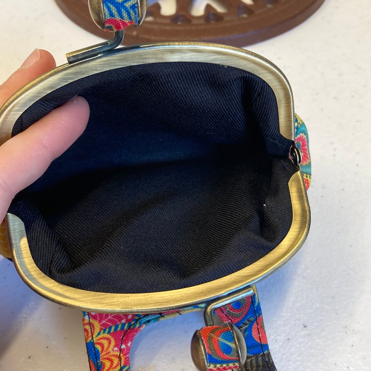 Coin Purse In Multi, Size:Small
