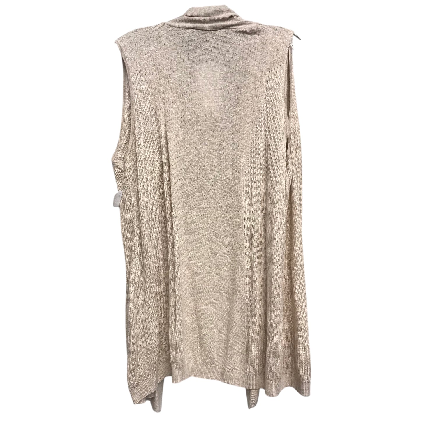 Vest Sweater By Cyrus Knits In Beige, Size:M