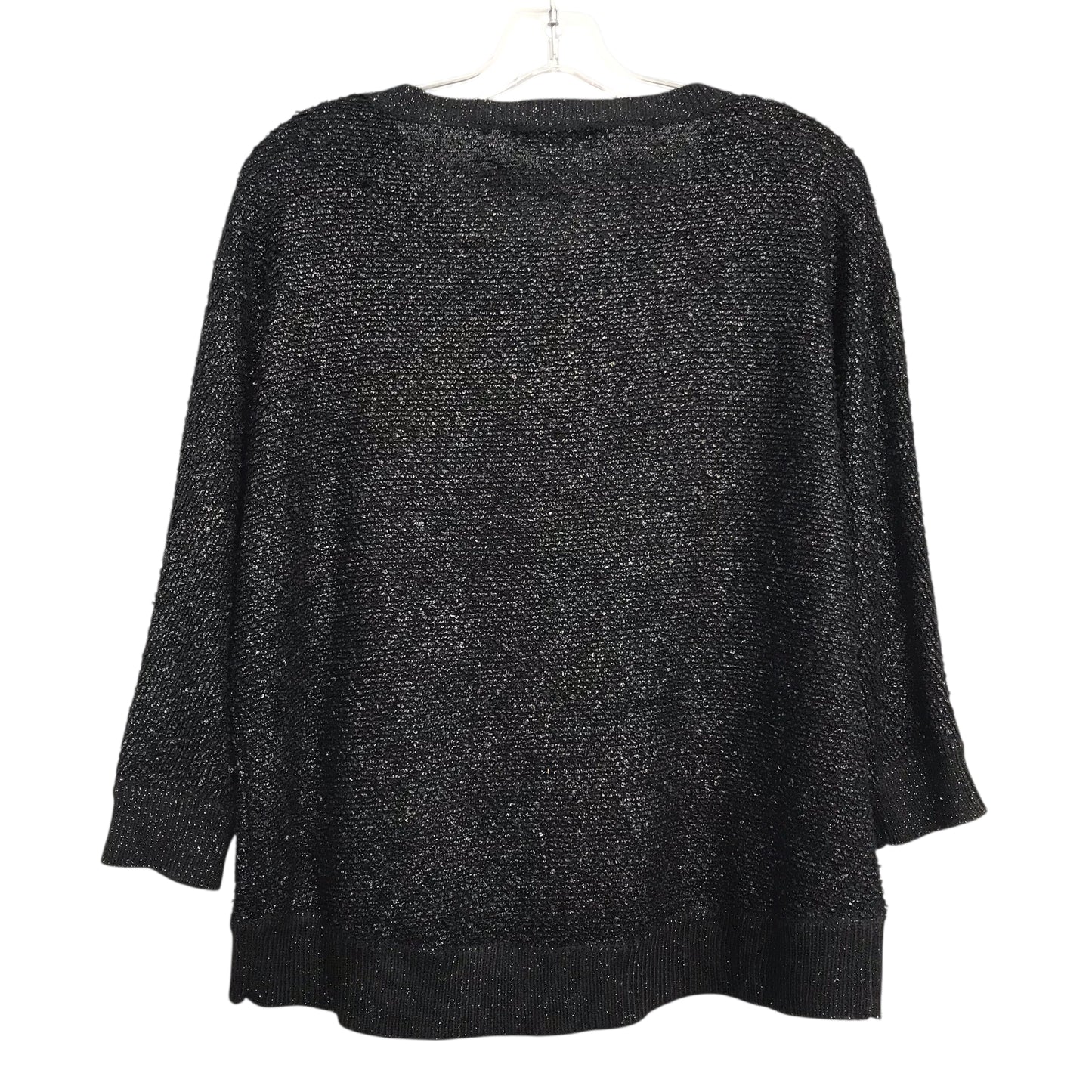 Sweater By Liz Claiborne In Silver, Size:M