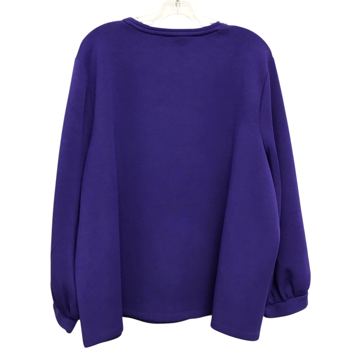 Top Ls By Chicos In Purple, Size:1X