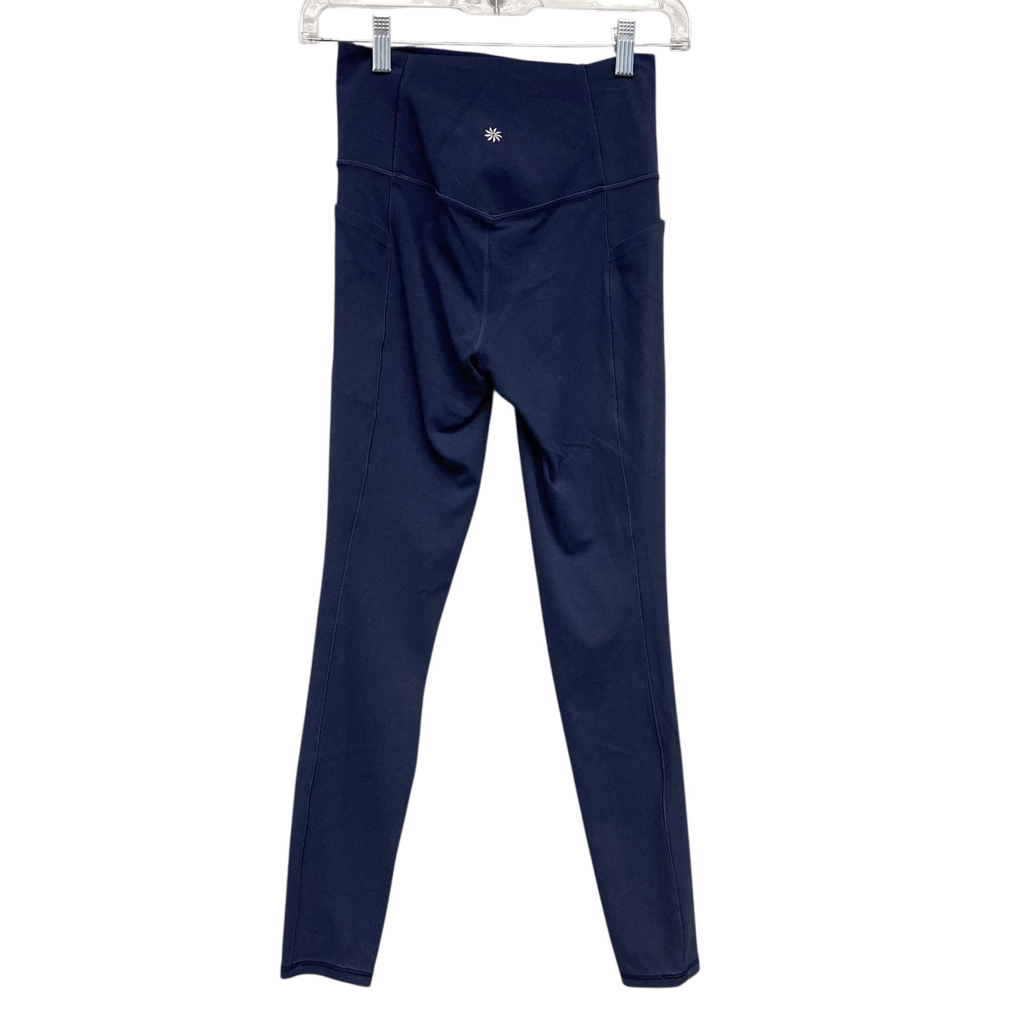 Athletic Leggings By Athleta In Navy, Size:Xs