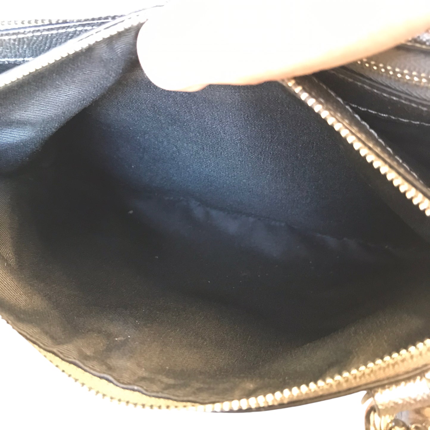 Handbag Designer By Coach In Silver, Size:Large