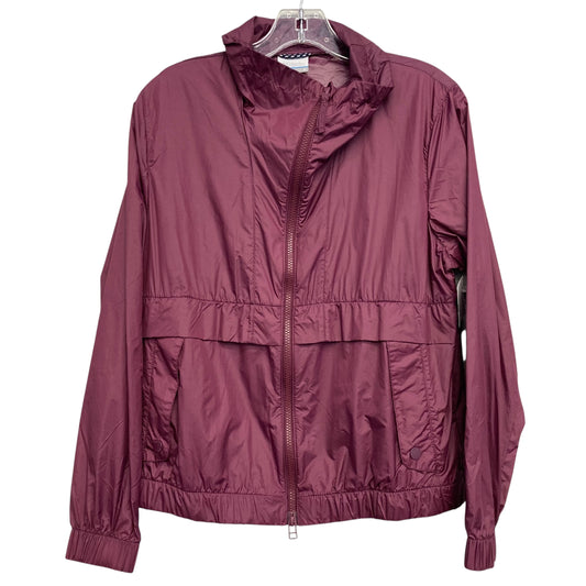 Jacket Windbreaker By Columbia In Purple, Size:M