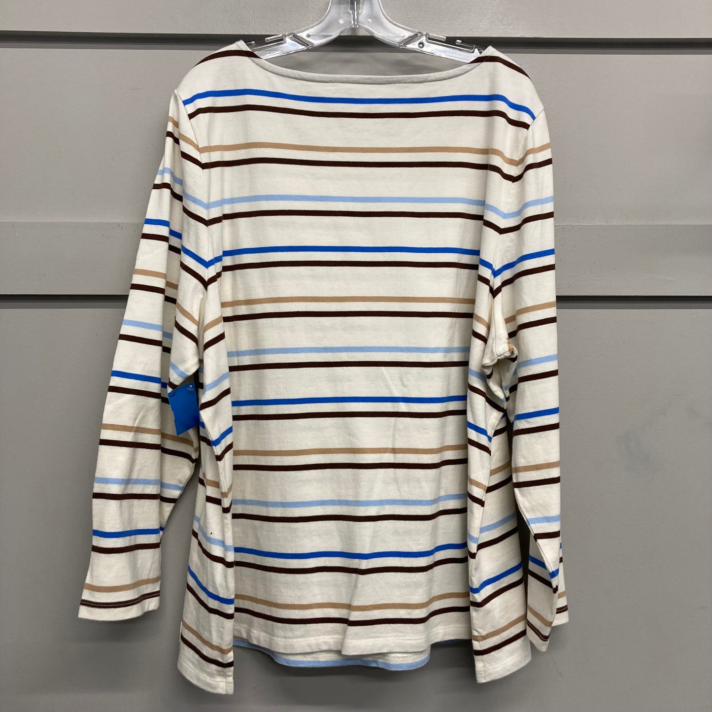 Top Ls By Talbots In Striped Pattern, Size:3X