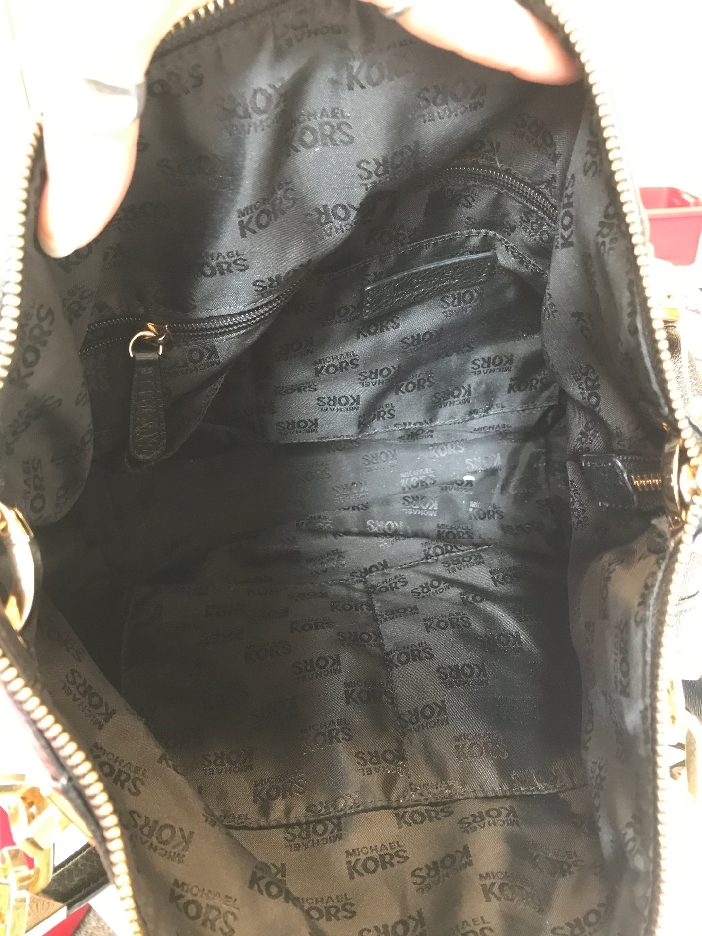 Handbag Designer By Michael Kors In Black, Size:Large