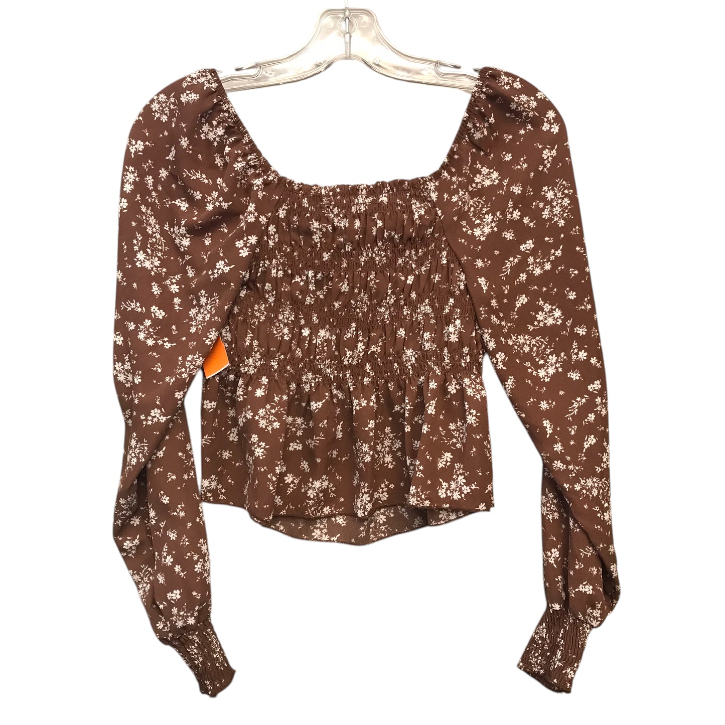 Top Ls By Ultra Flirt In Floral Print, Size:S