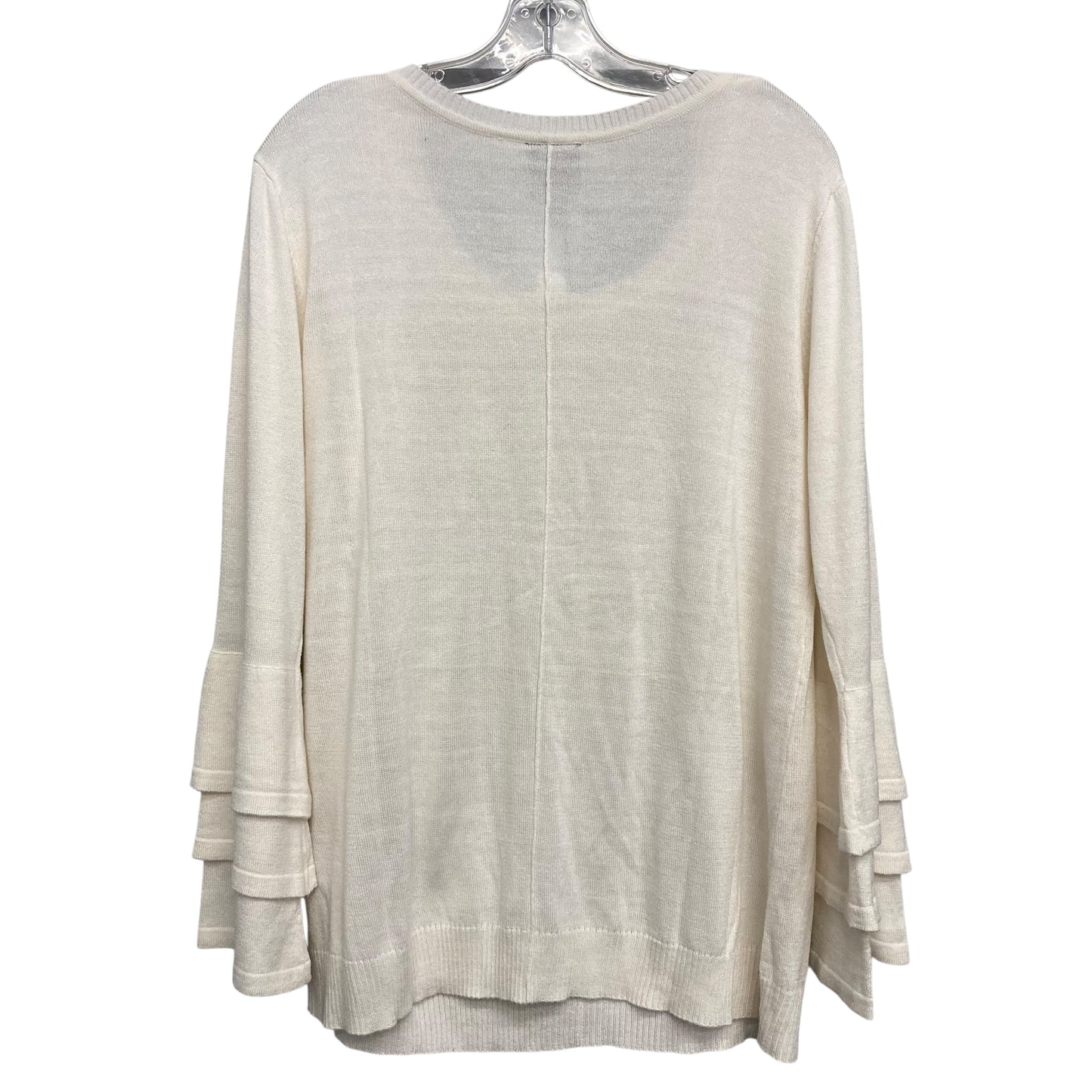 Sweater By Bobeau In Cream, Size:Xl
