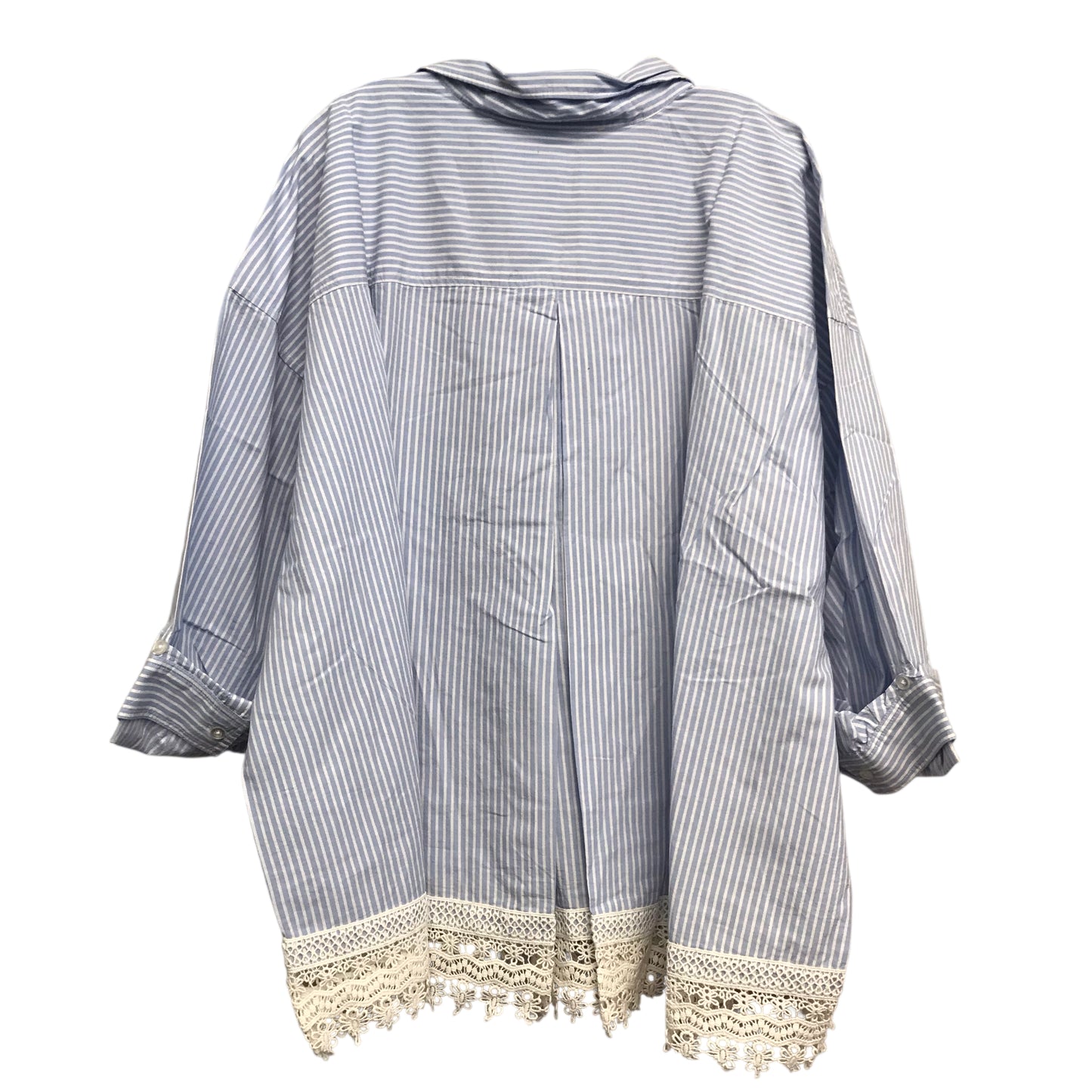 Top Ls By Christie Brinkley In Striped Pattern, Size:3X