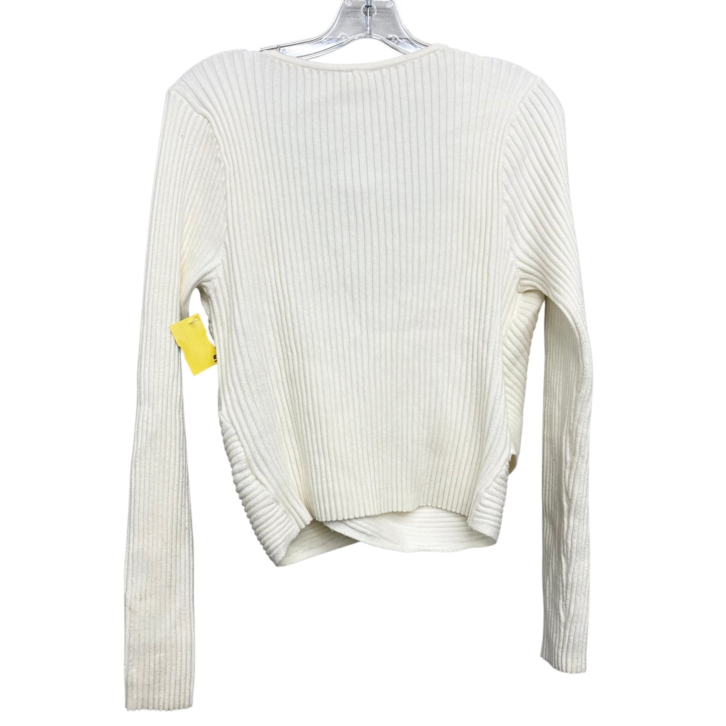 Top Ls By Abercrombie And Fitch In Cream, Size:Xl