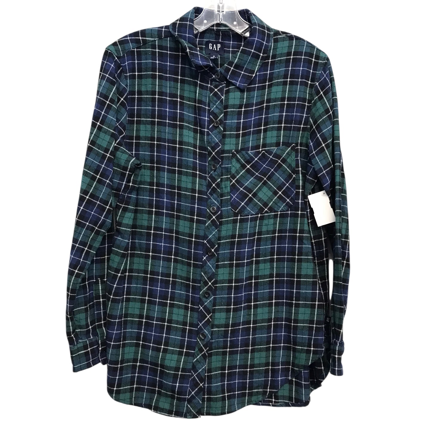Top Ls By Gap In Blue & Green, Size:M