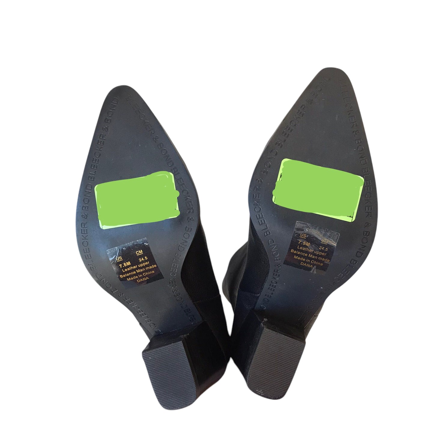 Boots Western By Bleecker & Bond In Black, Size:7.5