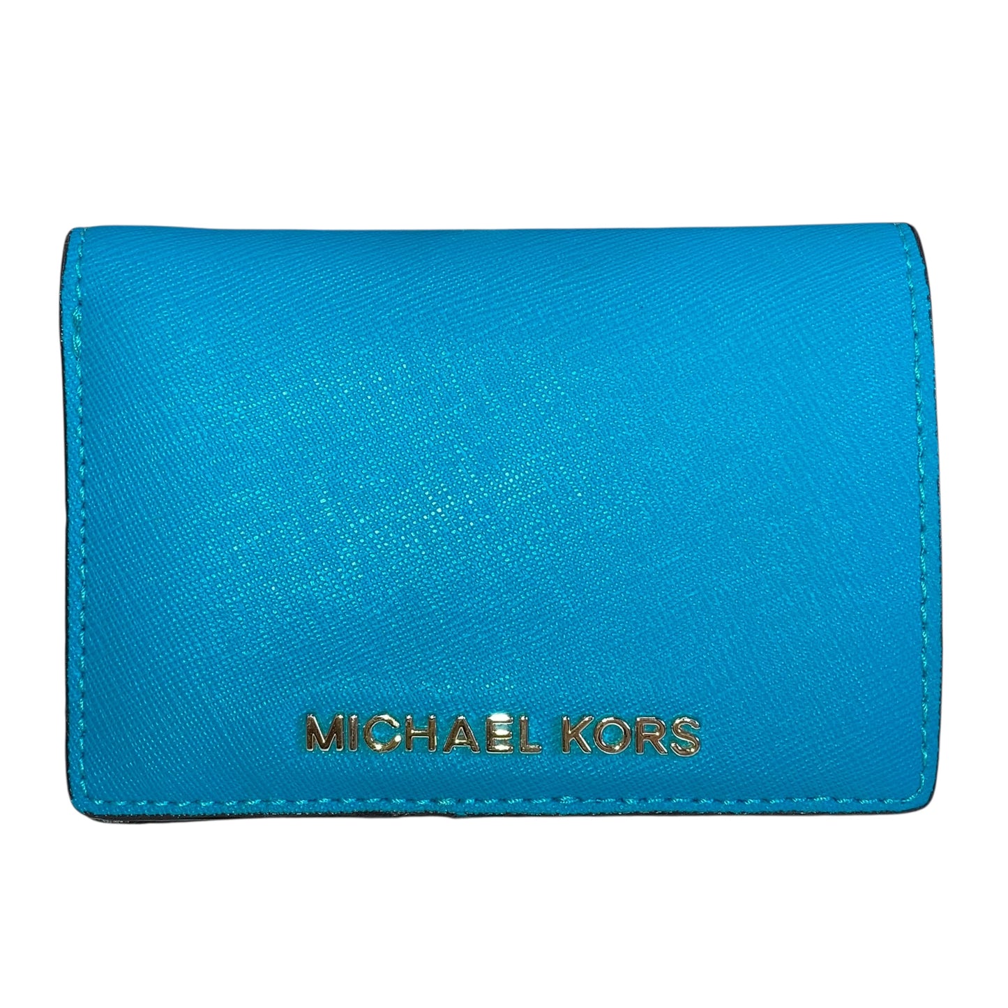 Wallet Designer By Michael Kors In Blue, Size:Small