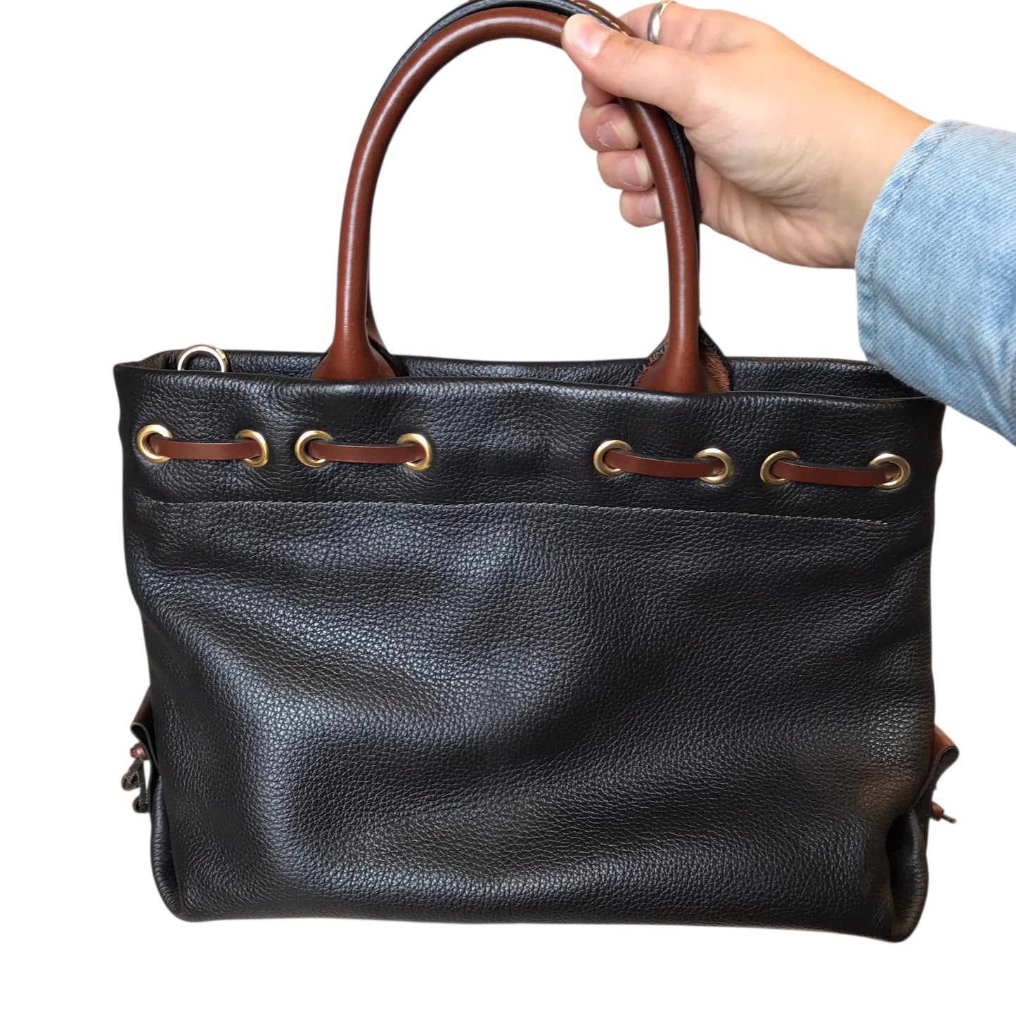 Handbag Designer By Dooney And Bourke In Brown, Size:Medium