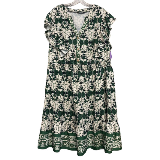 Dress Casual Maxi By Bloomchic In Floral Print, Size:3X