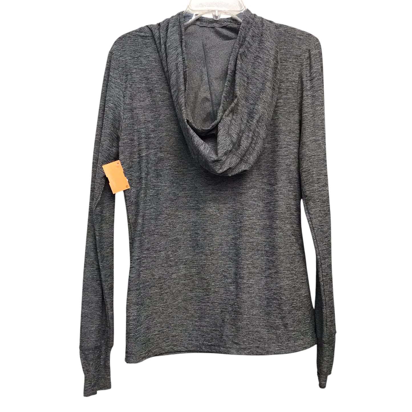 Athletic Top Ls Hoodie By Oiselle In Grey, Size:S