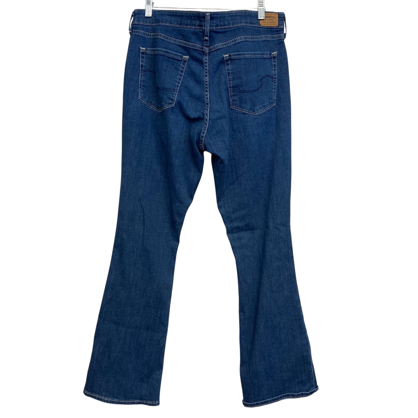 Jeans Boot Cut By Levis In Blue Denim, Size:16