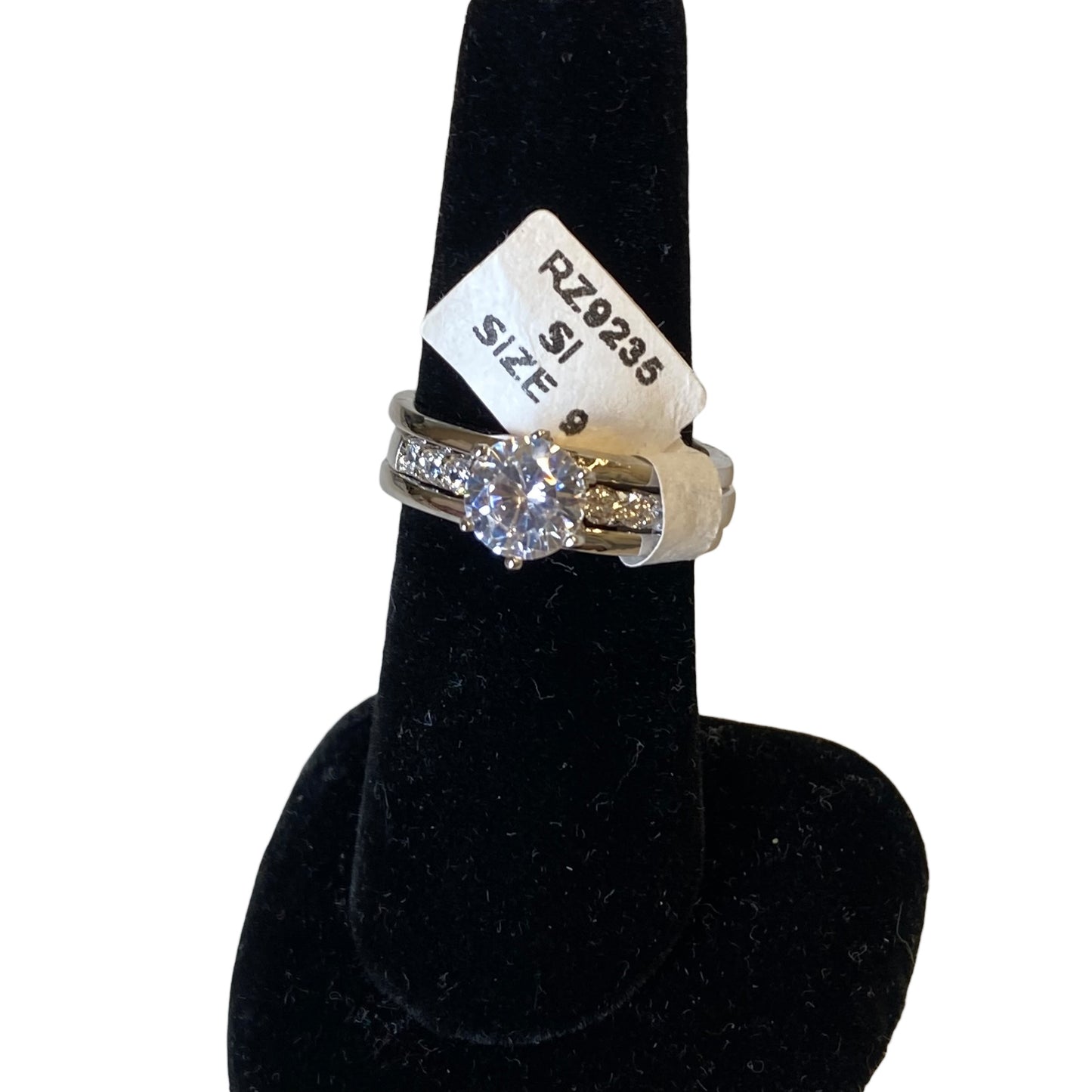 Ring Statement In Silver, Size:9