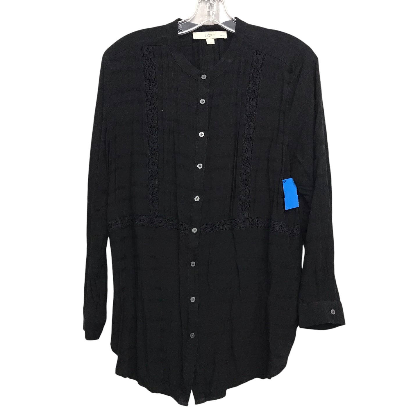 Top Ls By Loft In Black, Size:Lp