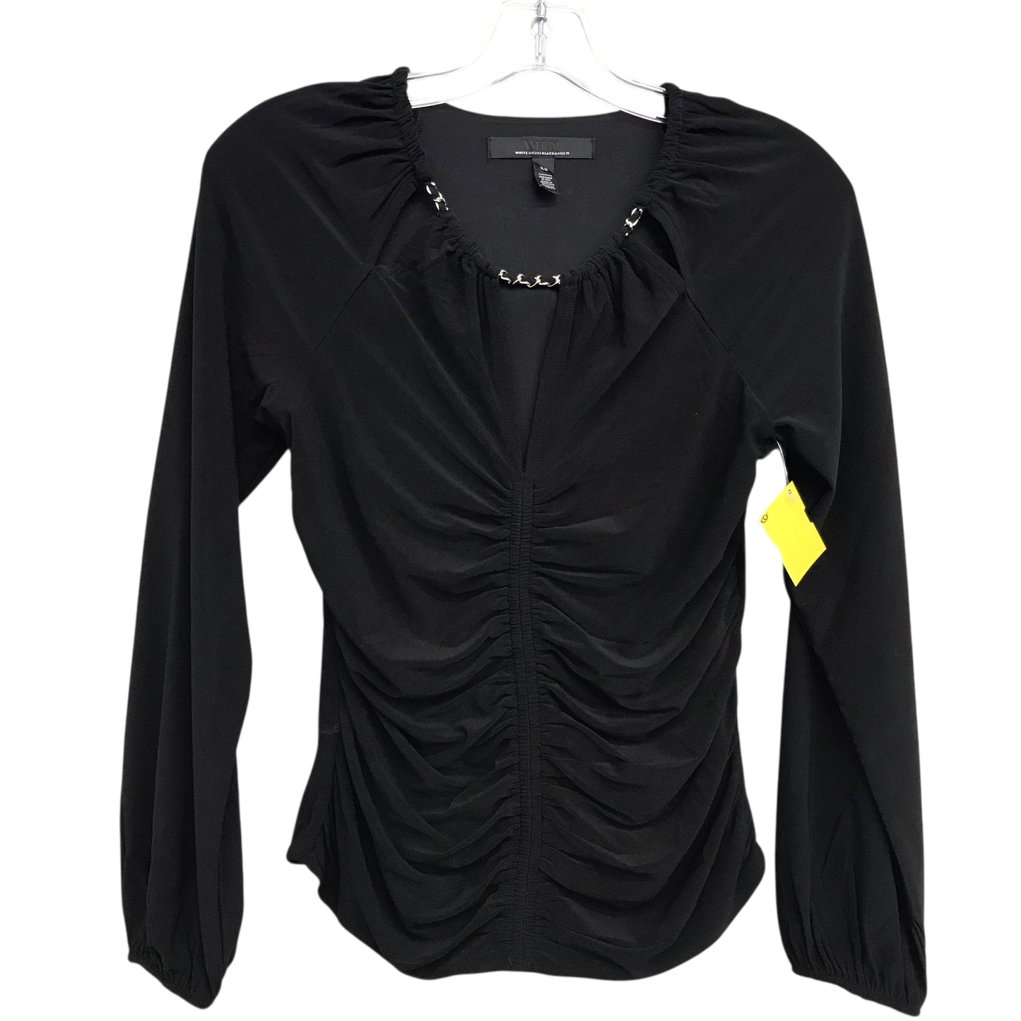 Top Ls By White House Black Market In Black, Size:Xs