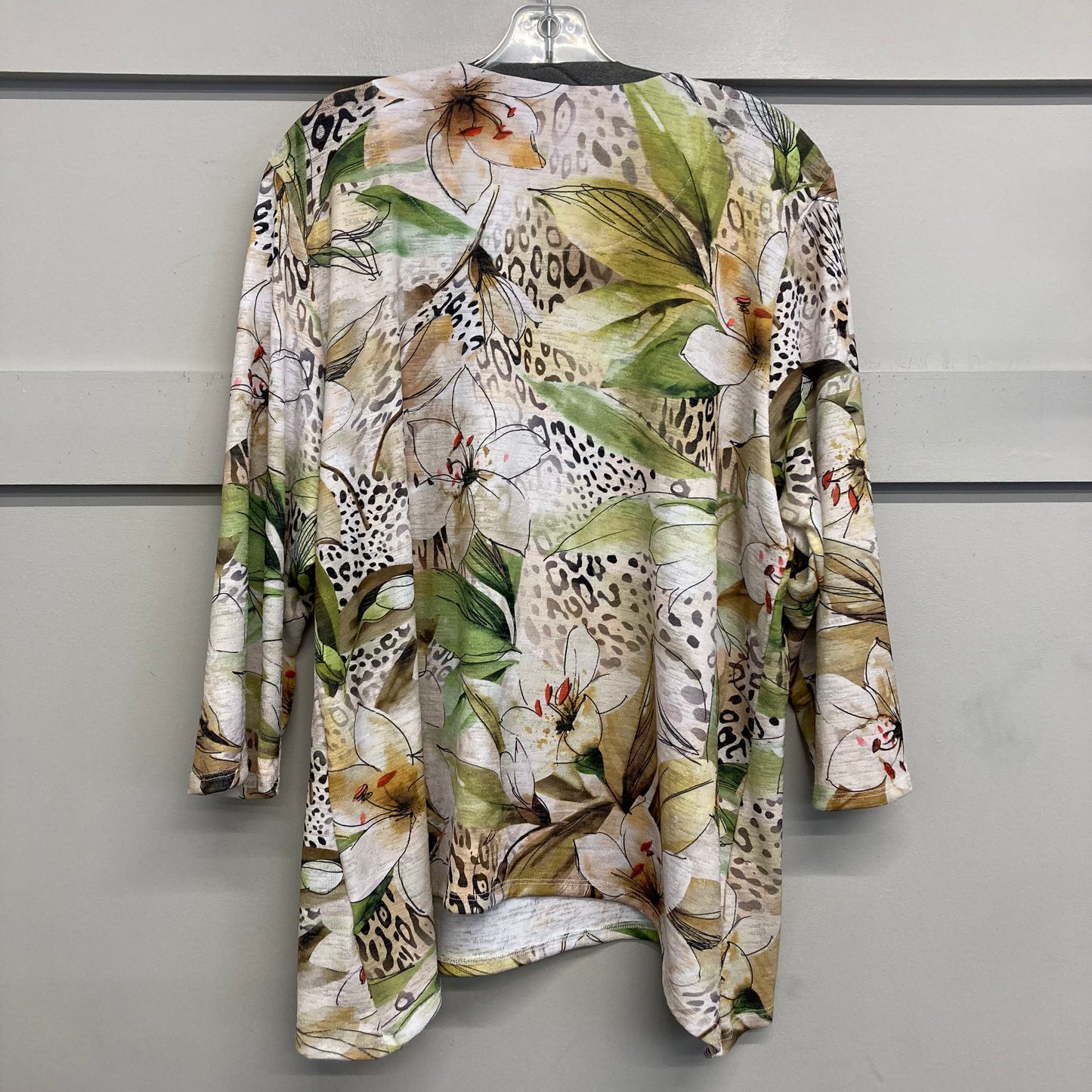 Top 3/4 Sleeve By Alfred Dunner In Multi, Size:L
