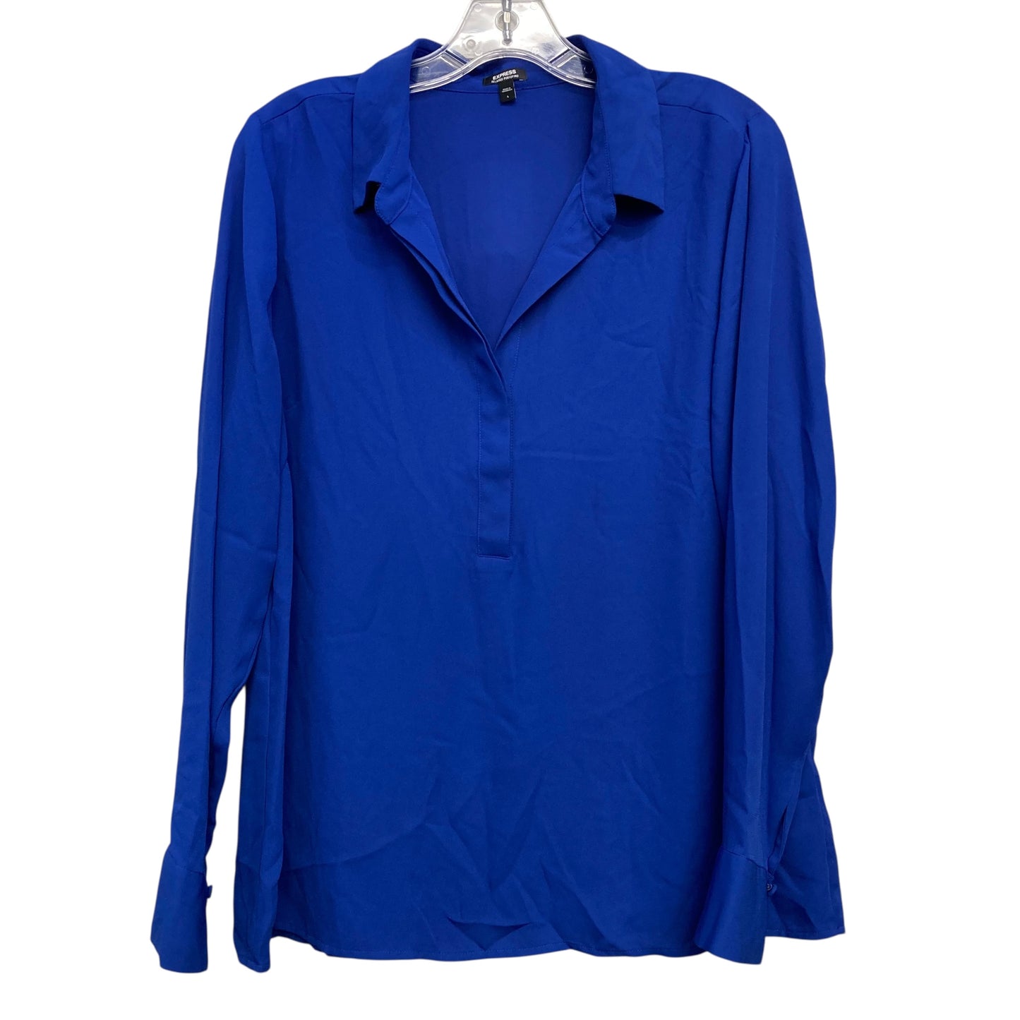 Top Ls By Express In Blue, Size:L