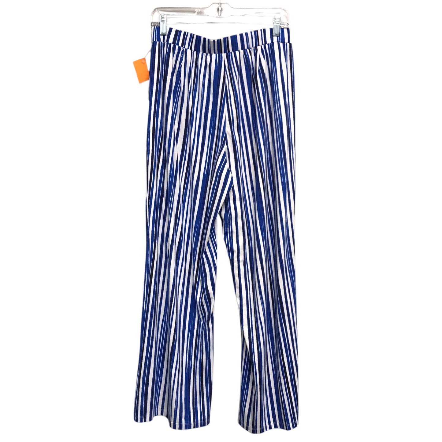 Pants Lounge By Elizabeth Clarke In Blue & White, Size:8