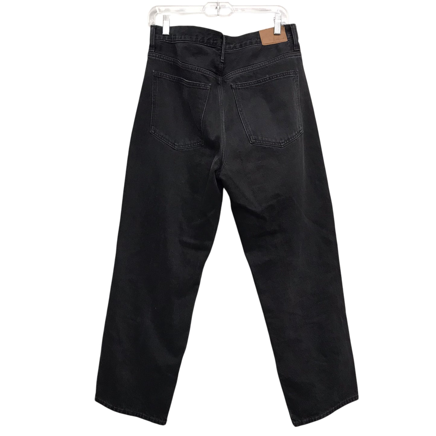 Jeans Straight By Madewell In Black Denim, Size:10