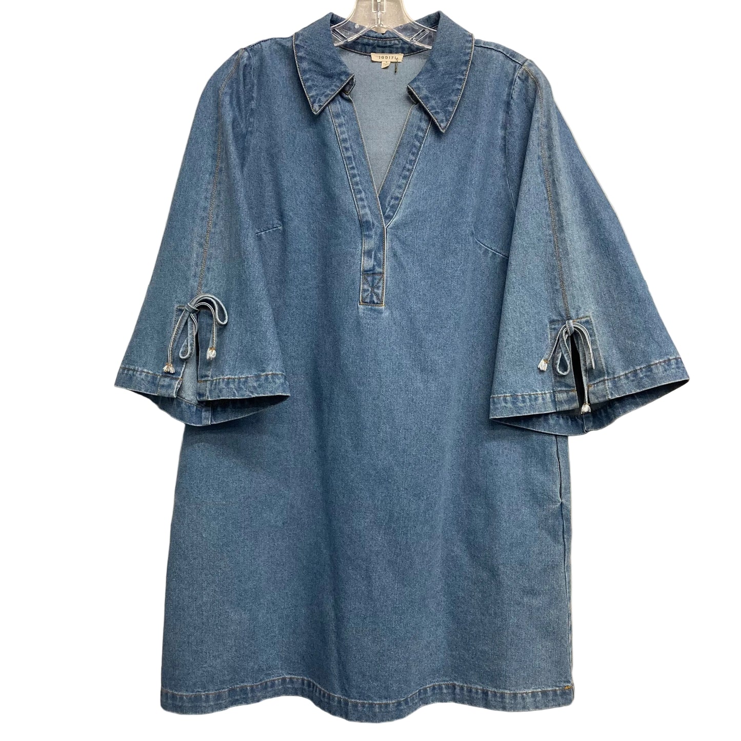 Dress Casual Short By Jodifl In Blue Denim, Size:S