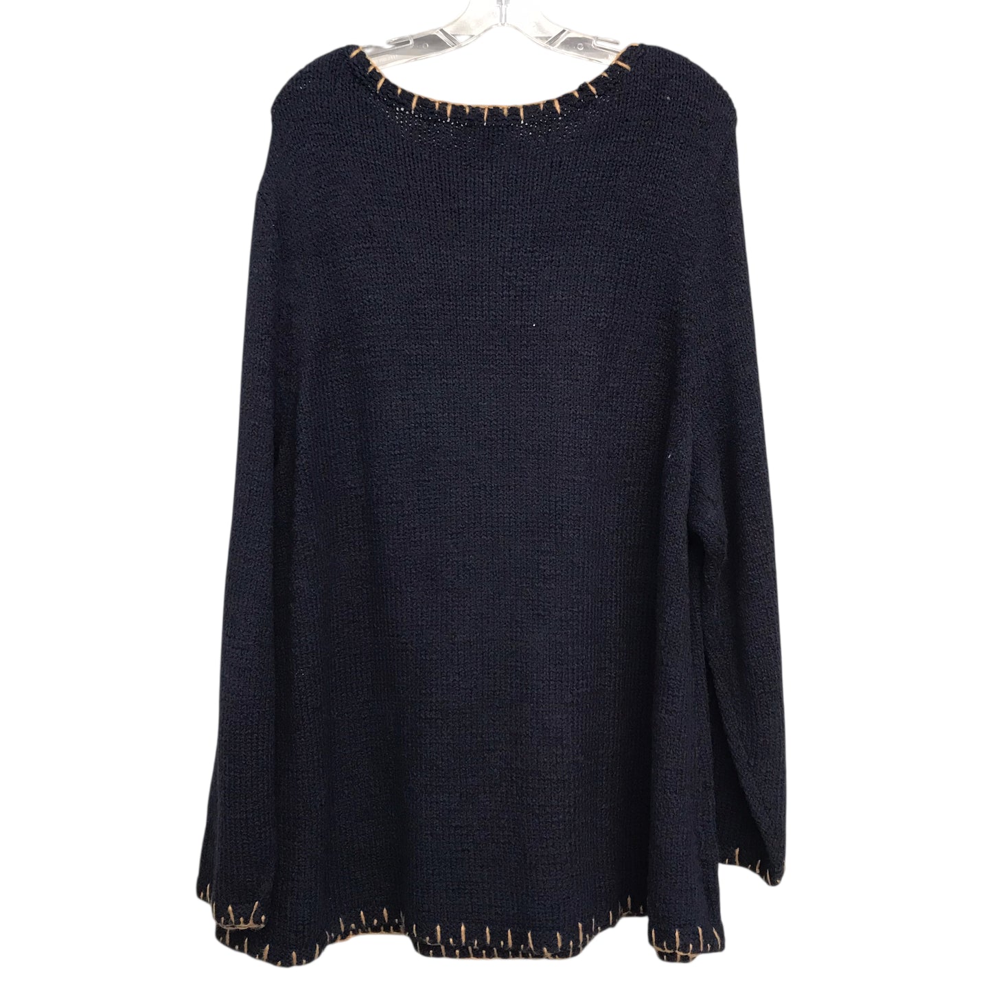 Sweater By Pure Jill In Navy, Size:4X