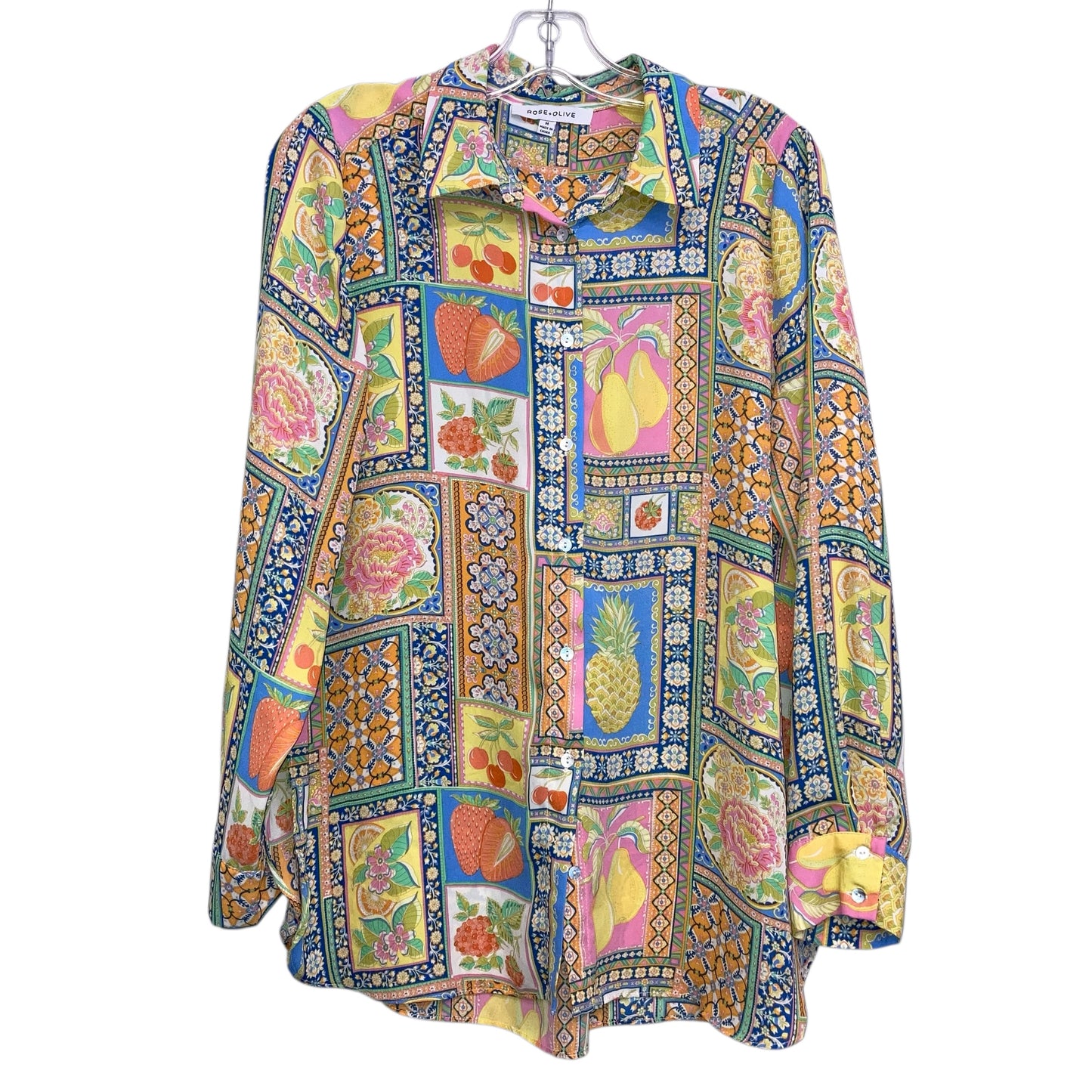Top Ls By Rose And Olive In Multi, Size:M