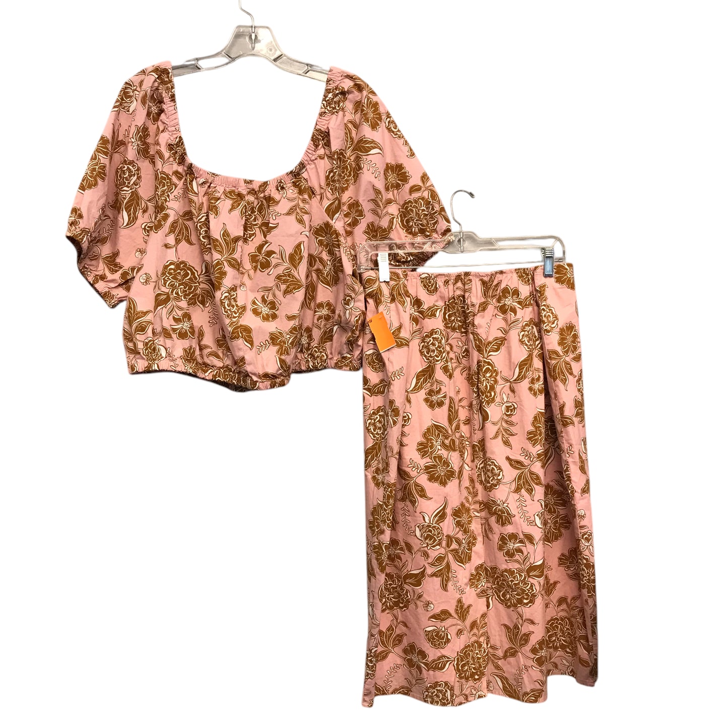 Skirt Set 2Pc By Lane Bryant In Floral Print, Size:20