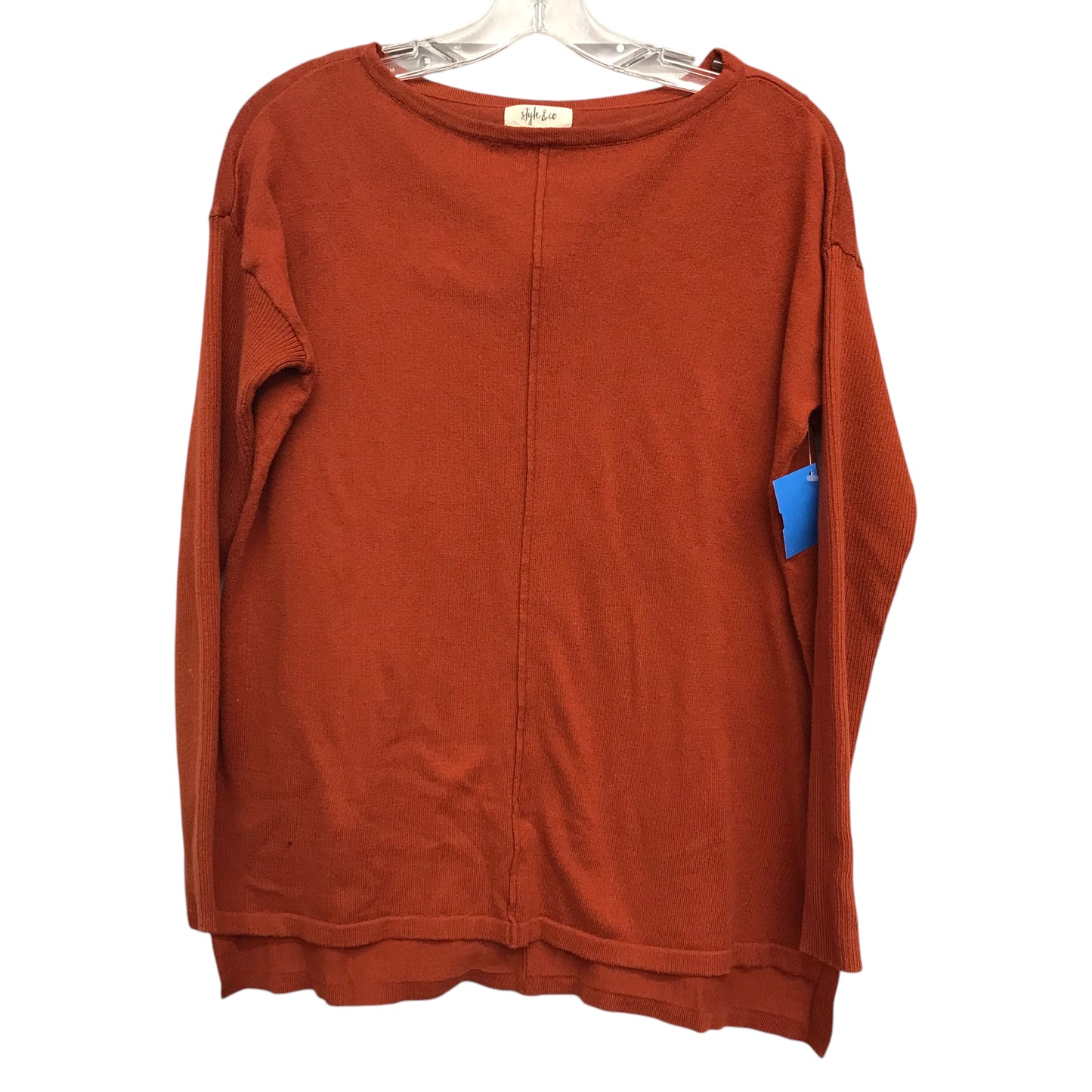 Sweater By Style And Company In Orange, Size:M