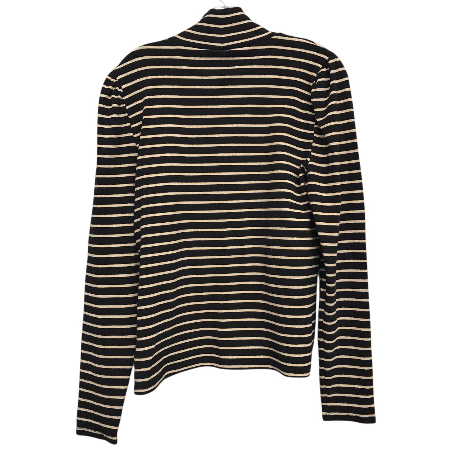 Top Ls By J. Crew In Black & Gold, Size:Xl