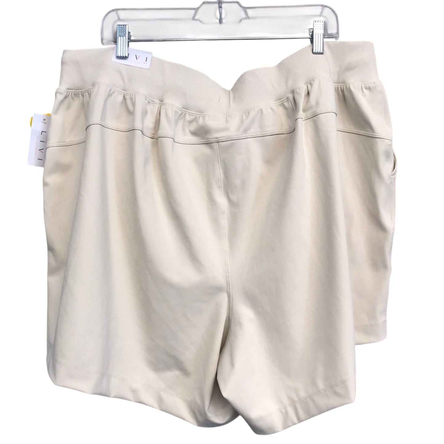 Athletic Shorts By Livi Active In Tan, Size:2X