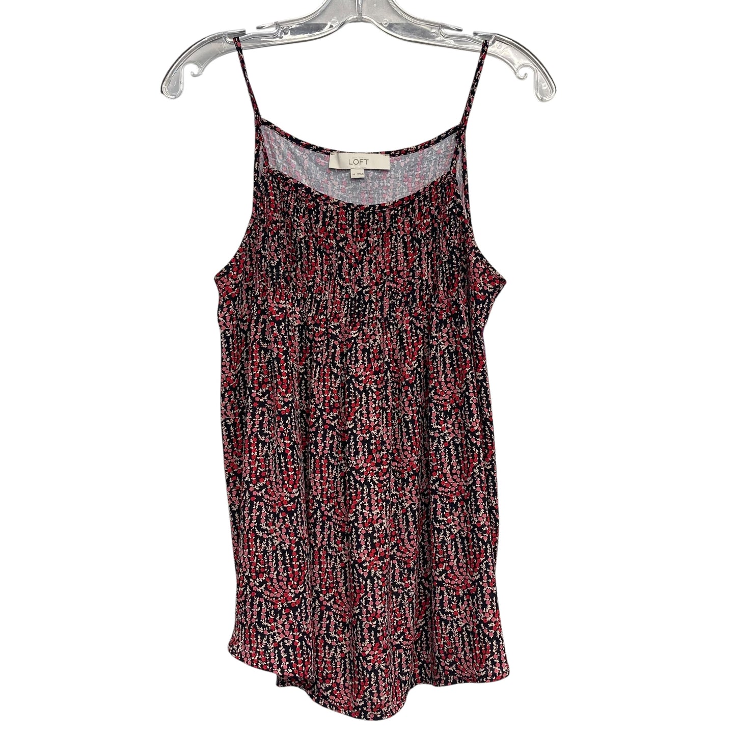 Top Sleeveless By Loft In Red, Size:M