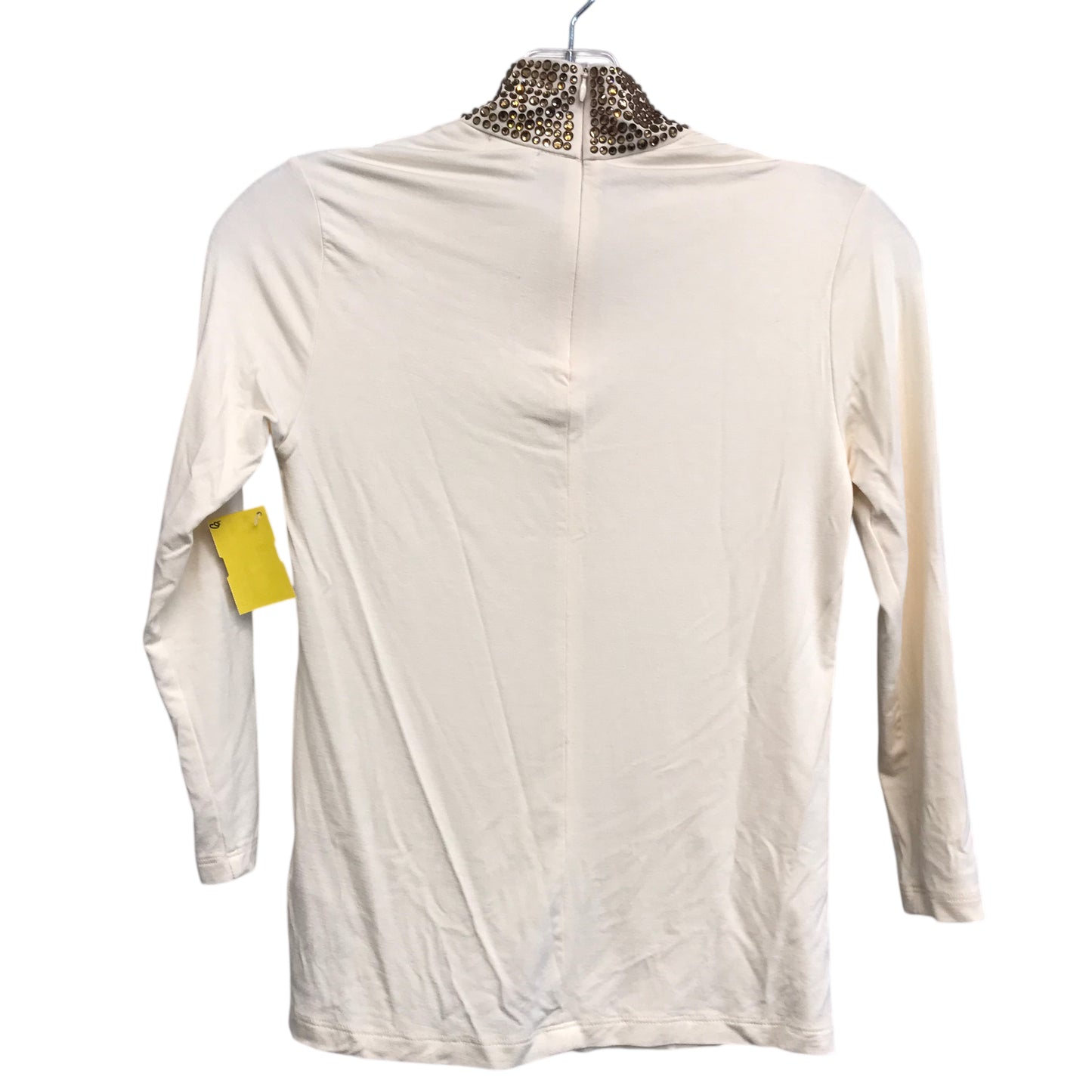 Top 3/4 Sleeve By L Agence In Cream, Size:Xs