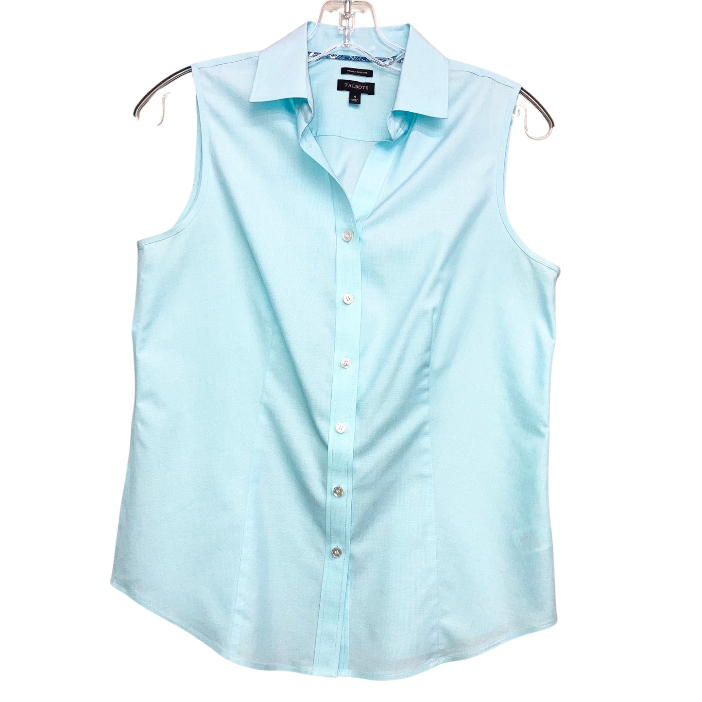 Top Sleeveless By Talbots In Blue, Size:S
