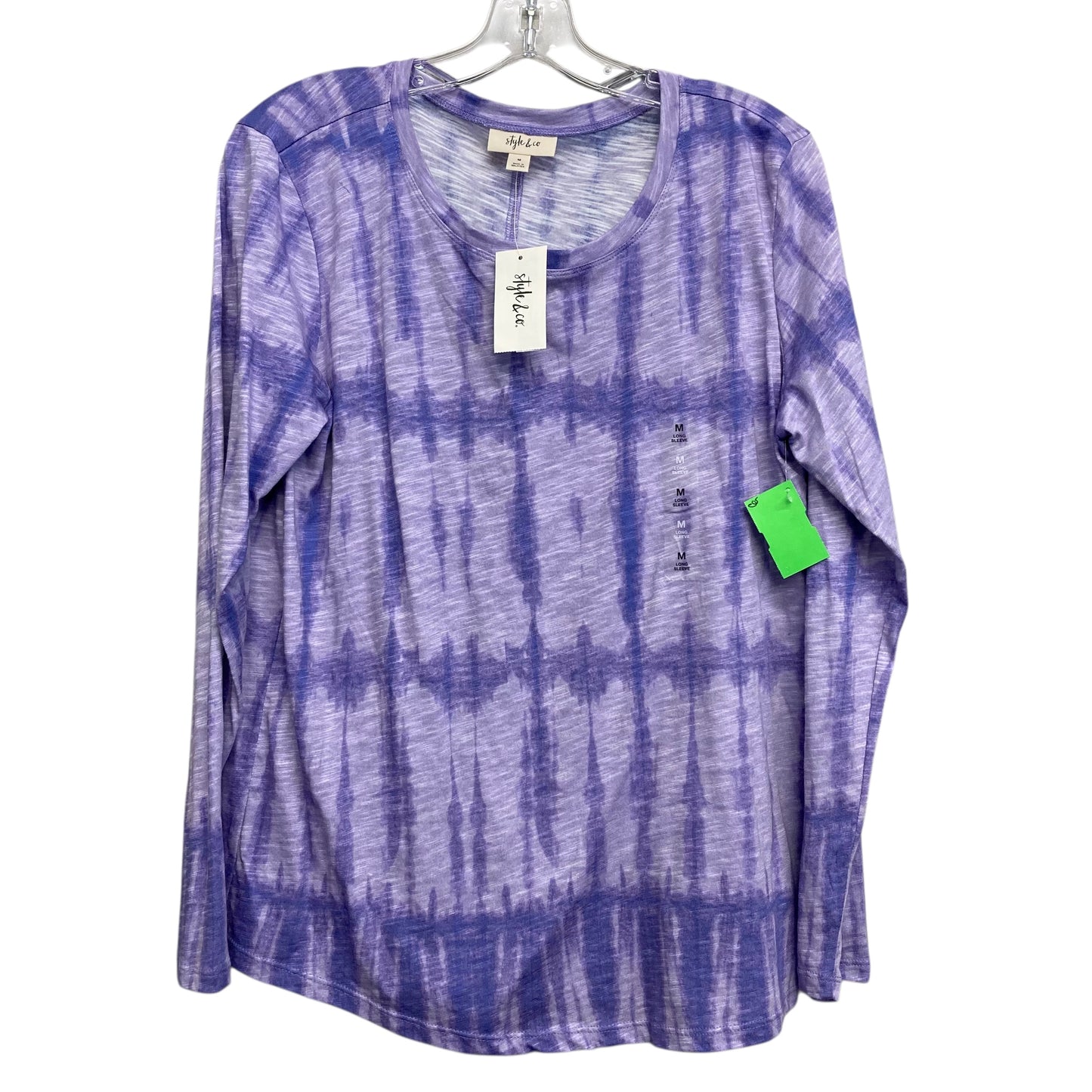 Top Ls By Style And Company In Tie Dye Print, Size:M